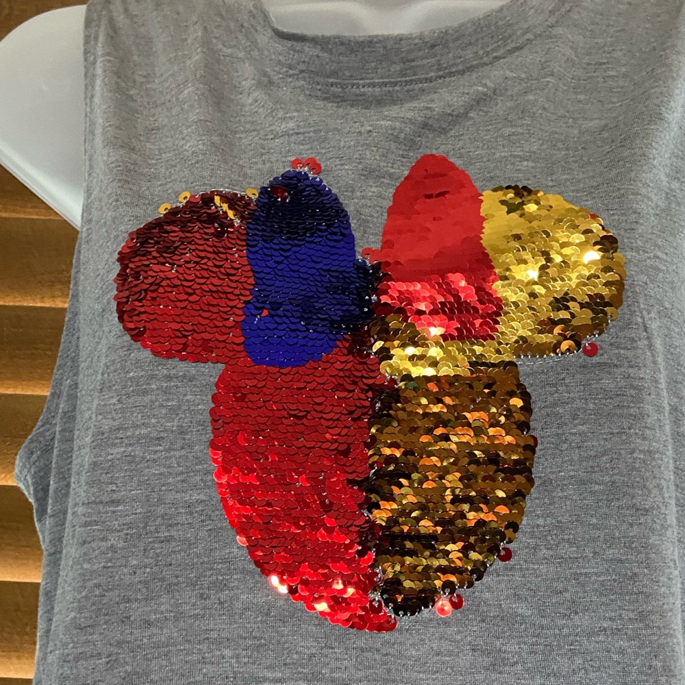 Disney sequined Mickey Mouse Top, M